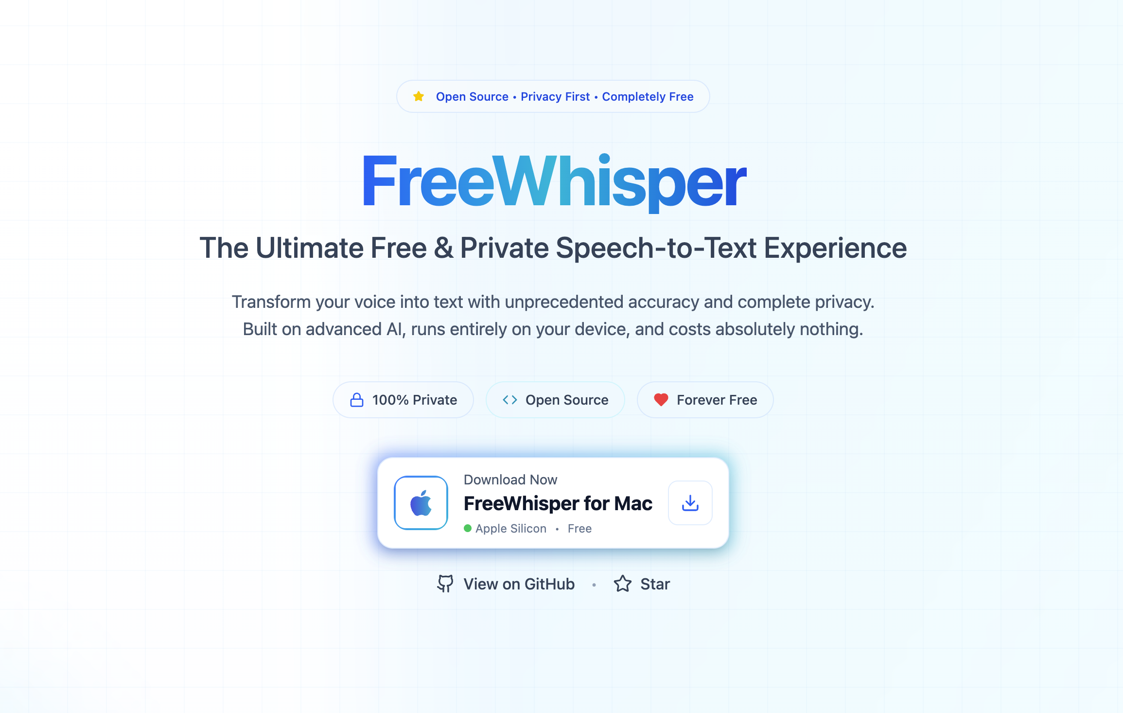 FreeWhisper