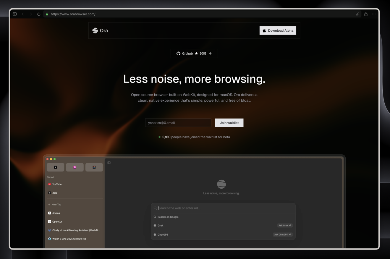 Ora Browser (OS Contribution)